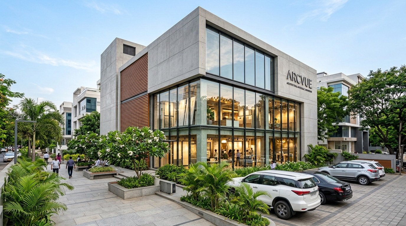 Modern Commercial Complex & Architectural Showroom